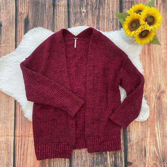 Free People High Hopes Open Front Cardigan Sweater - Picture 3 of 8